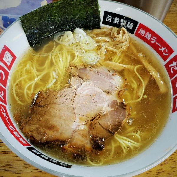 「塩ラーメン ７００円」@地鶏ラーメン たつ屋の写真
