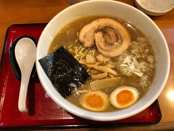 「中華麺　味玉　中盛」@めん 和正の写真