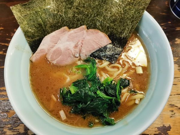 「ラーメン」@らーめん武道家 口の写真