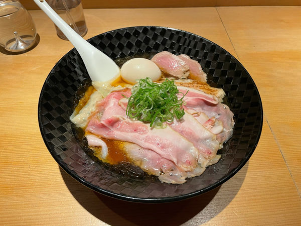 「叉焼麺(特製) + カレーライス」@鶏そば 山もとの写真