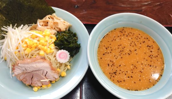 「みそつけめん730円　中盛（1.5玉）100円」@ラーメンショップ 塚崎店の写真