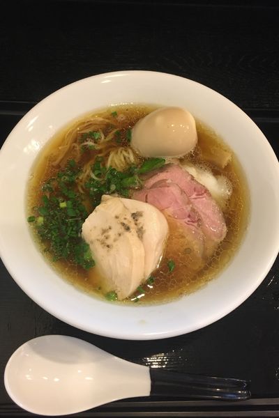 「特製醤油そば」@麺屋 中川會 住吉店の写真