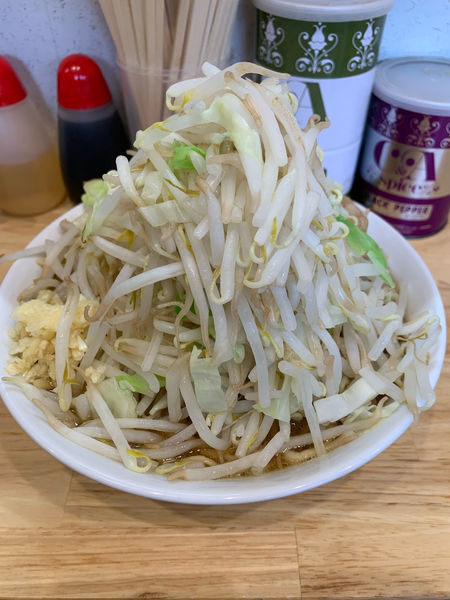 「ラーメン　ヤサイアブラ ニンニク少し」@ラーメン 他力也の写真