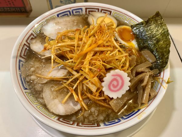 「辛ネギラーメン＋チャーシュー＋味玉」@ラーメン ヒマワリ 東十条本店の写真