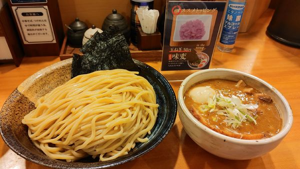 「特製つけ麺・特盛・メンマ　￥１５００」@つけ麺 大武の写真