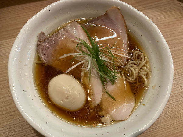 「鶏そば¥750+煮玉子¥100」@麺処 鶏谷の写真