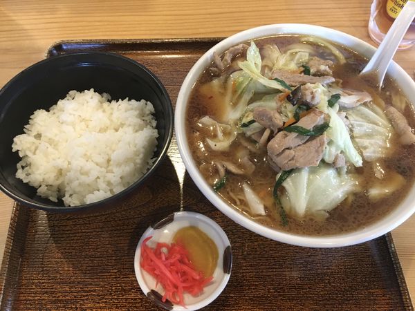 「一発ラーメンセット　950円＋130円」@はしご屋 本店の写真