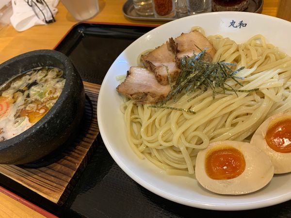 「嘉六つけ麺全部のせ大盛り」@つけ麺丸和 名駅西店の写真