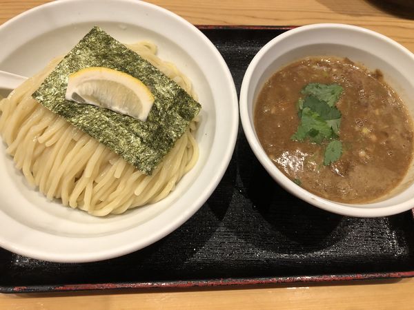 「濃厚煮干つけ麺 大盛」@つけめん 蕾 本家の写真