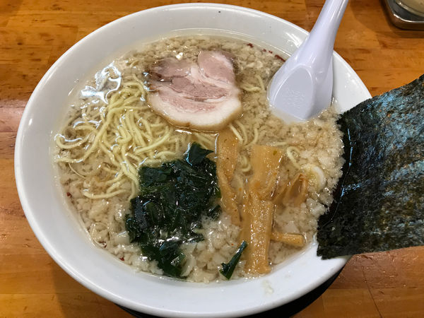 「背脂ラーメン　640円」@ラーメンショップ椿 二本松店の写真