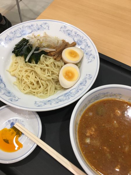 「味噌つけ麺　610円」@ぎょうざの満洲 イーサイト高崎店の写真