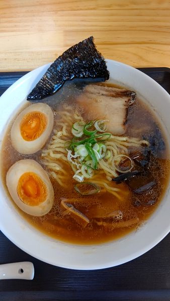 「正油らーめん　750円」@らーめん戸丸屋の写真