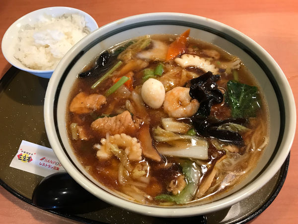 「五目うま煮めん　858円」@三宝亭 仙台泉店の写真