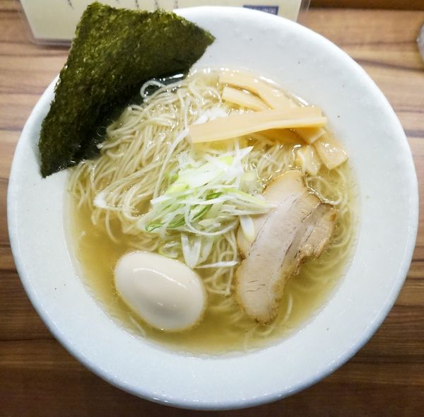 「中華蕎麦・塩＋味玉」@中華蕎麦 きみのあーるの写真