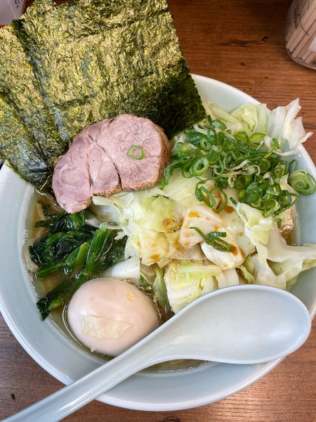 「特製らーめん」@横浜ラーメン 武蔵家 国領店の写真