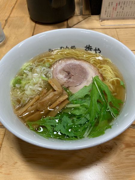 「塩らー麺」@らーめん処 歩やの写真