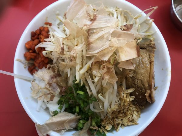 「まぜそば小　味噌」@自家製麺 ダイサンの写真