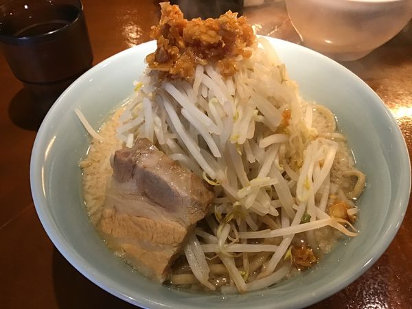 「ガッツリ信長800円」@こってり豚骨 麺屋 信長の写真