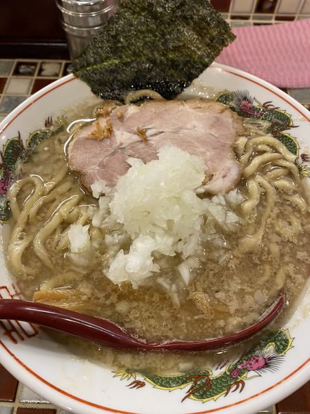 「醤油（並）＋背脂煮干し」@町田龍聖軒の写真