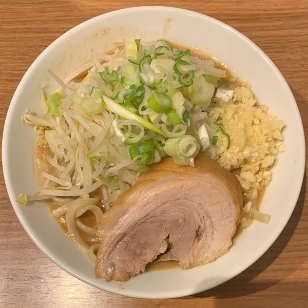 「ミニらーめん ニンニクネギ」@ちばから 蒲田店の写真