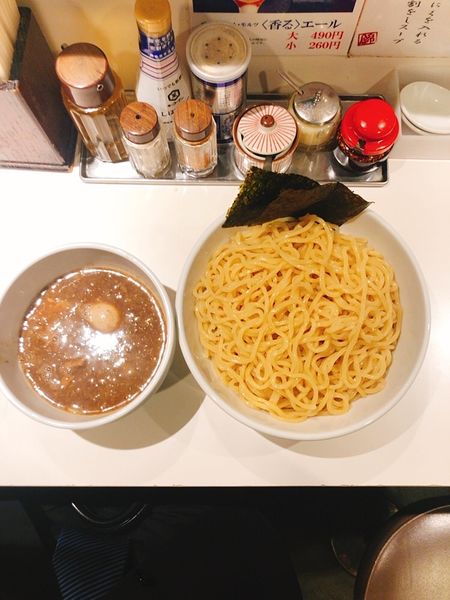 「魚プラスつけ麺」@麺屋錦 新橋の写真