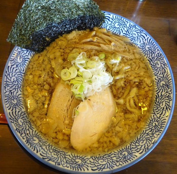 「背脂のこく煮干らぁめん（800円）」@千葉房総 麺のマルタイの写真