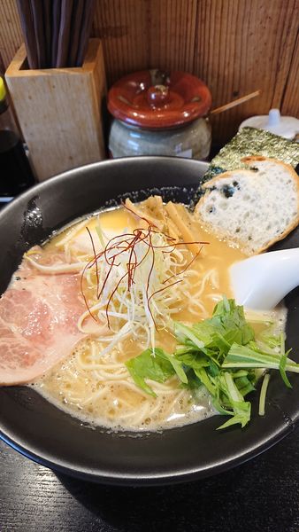 「濃厚鶏白湯  醤油」@上気元 いただきの写真