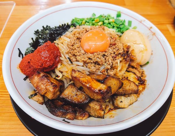 「誤爆台湾まぜそば」@ラーメン・つけ麺 爆王の写真