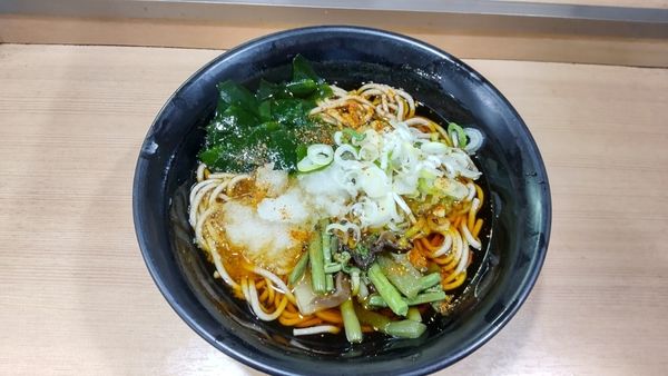 「山菜おろしそば」@大江戸そば 池袋店の写真