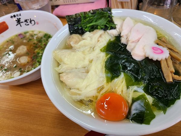 「鶏白湯つけそば」@中華そば 半ざわの写真