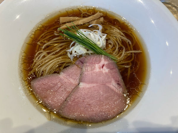 「地鶏としじみの中華蕎麦(醤油)」@宍道湖しじみ中華蕎麦 琥珀 東京本店の写真