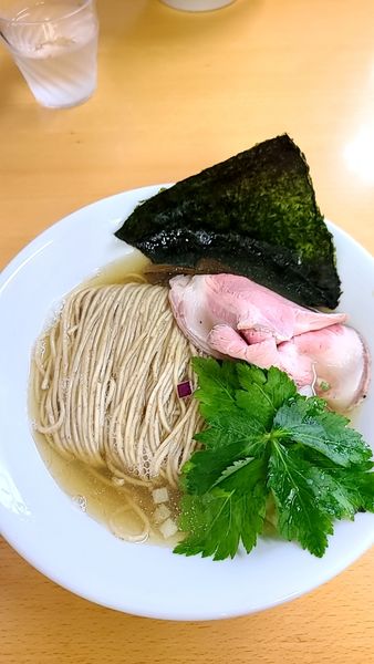 「煮干しそば　白」@と多゛食堂の写真