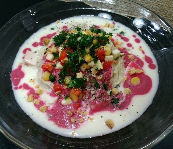 「【限定】PINKビシソワーズ　１０００円」@自家製麺SHINの写真