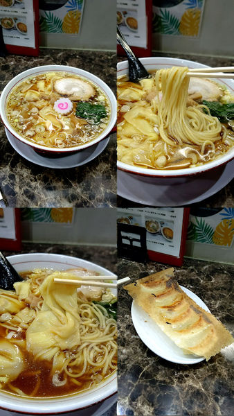 「『ワンタンメン+餃子(¥750+360)』」@めんめんの写真