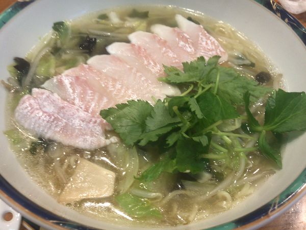 「まこかれいの麺・塩1080円」@割烹 京枡の写真