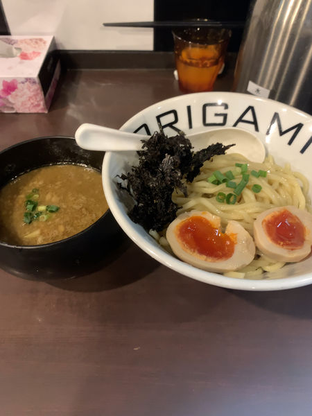 「コッテリ煮干つけ麺」@麺屋 ORIGAMIの写真