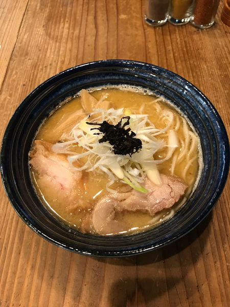 「らーめん銀鱈搾り 850円」@鮮魚らーめん 五ノ神水産の写真