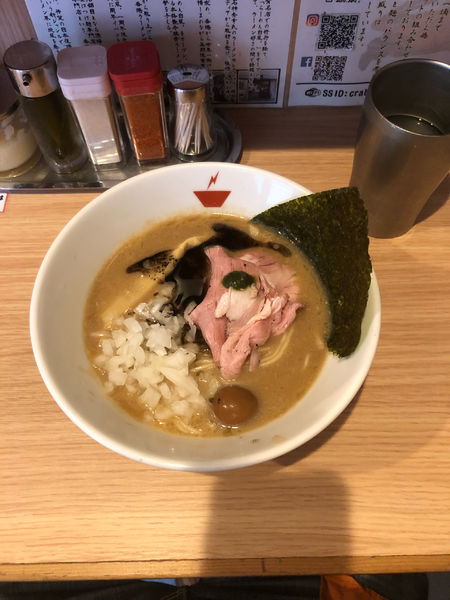 「蟹そば＋雑炊セット　980円」@crab台風。の写真