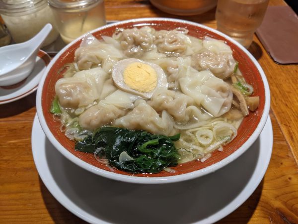 「広州雲呑麺（塩）」@広州市場 西新宿店の写真