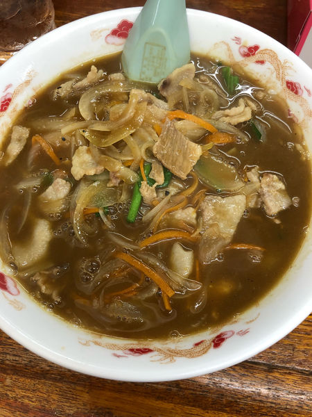 「カレーラーメン」@蝦夷 清瀬店の写真