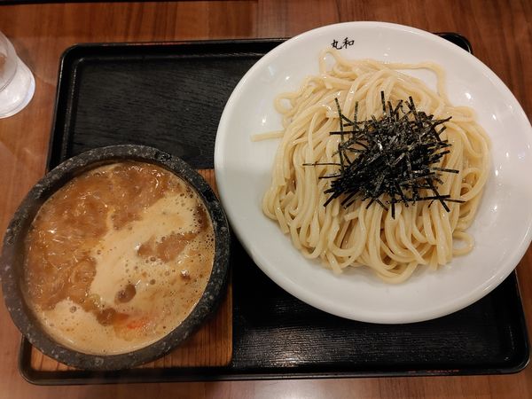 「ハーフミックスつけ麺」@つけ麺 丸和 尾頭橋店の写真