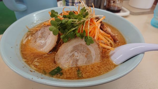 「ねぎみそチャーシュー」@くるまやラーメン 東松山店の写真