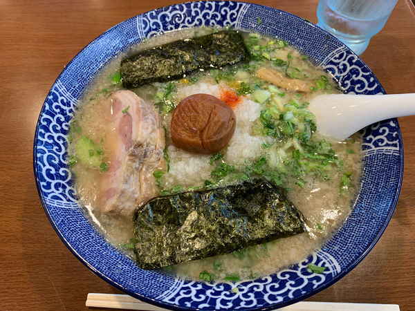 「みぞれチャーシュー麺」@がんこや かるがんラーメン 千代田本店の写真