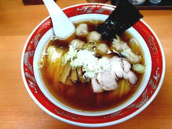 「ワンタンメン (1,120円)」@支那ソバ かづ屋の写真