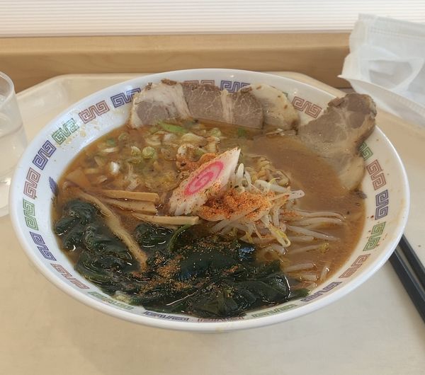 「辛味噌チャーシューメン」@千葉運転免許センター売店の写真