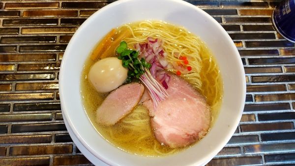 「貝だし汐そば」@noodles kitchen GUNNERS 新丸子店の写真