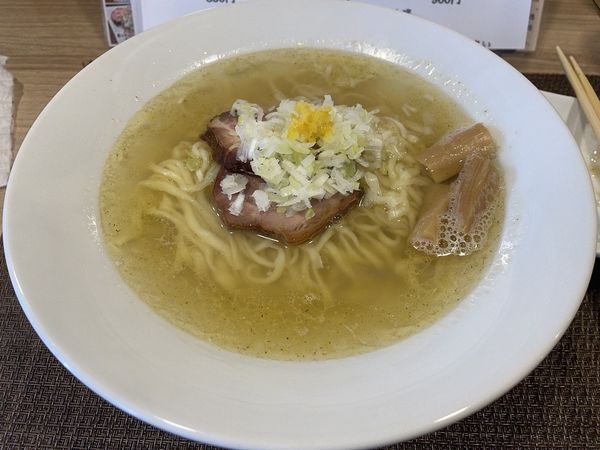 「ゆず塩らーめん（大盛）」@拉麺BARuでんすけの写真