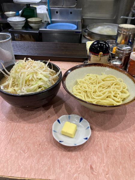 「もり（小）野菜　バター　塩」@所沢大勝軒の写真