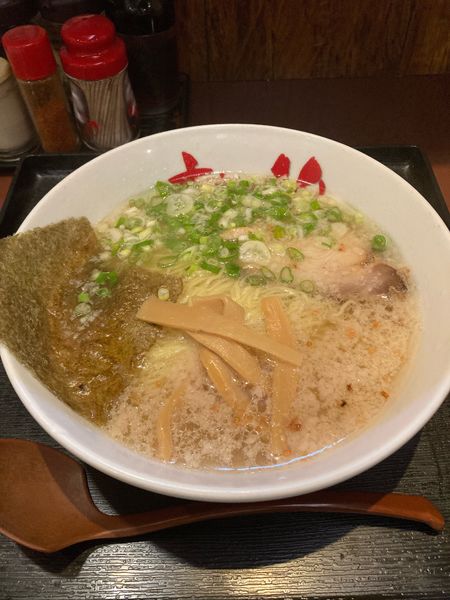 「塩らーめんこってり細麺」@ありが10の写真