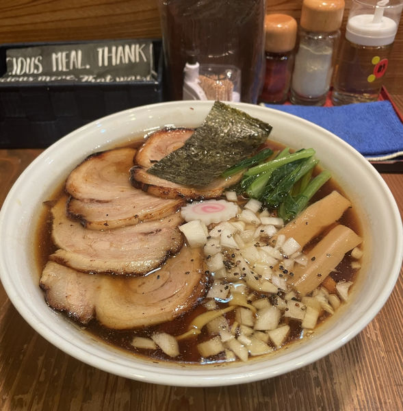 「鷄中華そば（大盛り&チャーシュー）」@麺屋たつみ 喜心 狭山店の写真